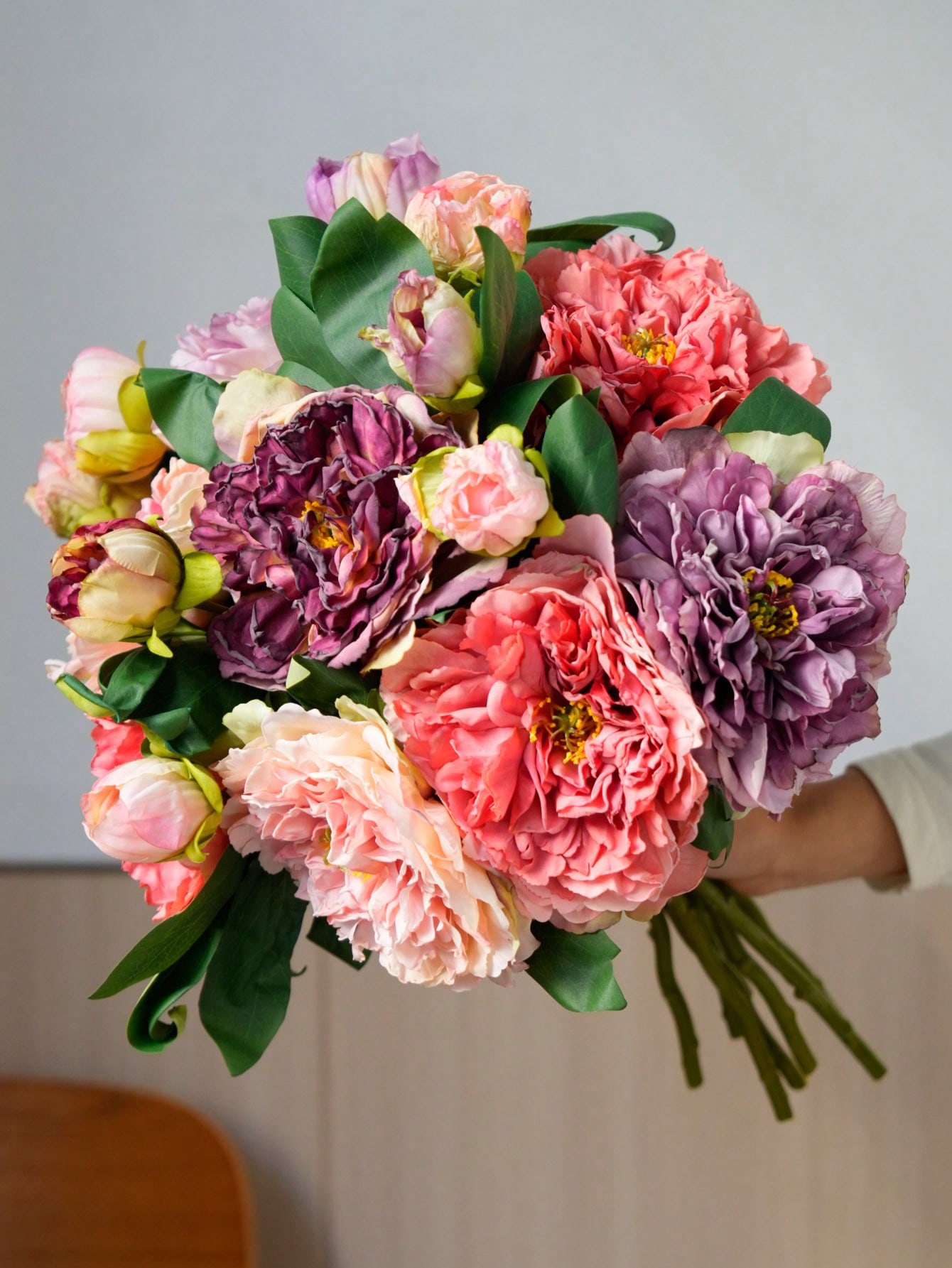 Photography Lighting Simulation - 1PC Light Luxury Simulation 2 Peonies