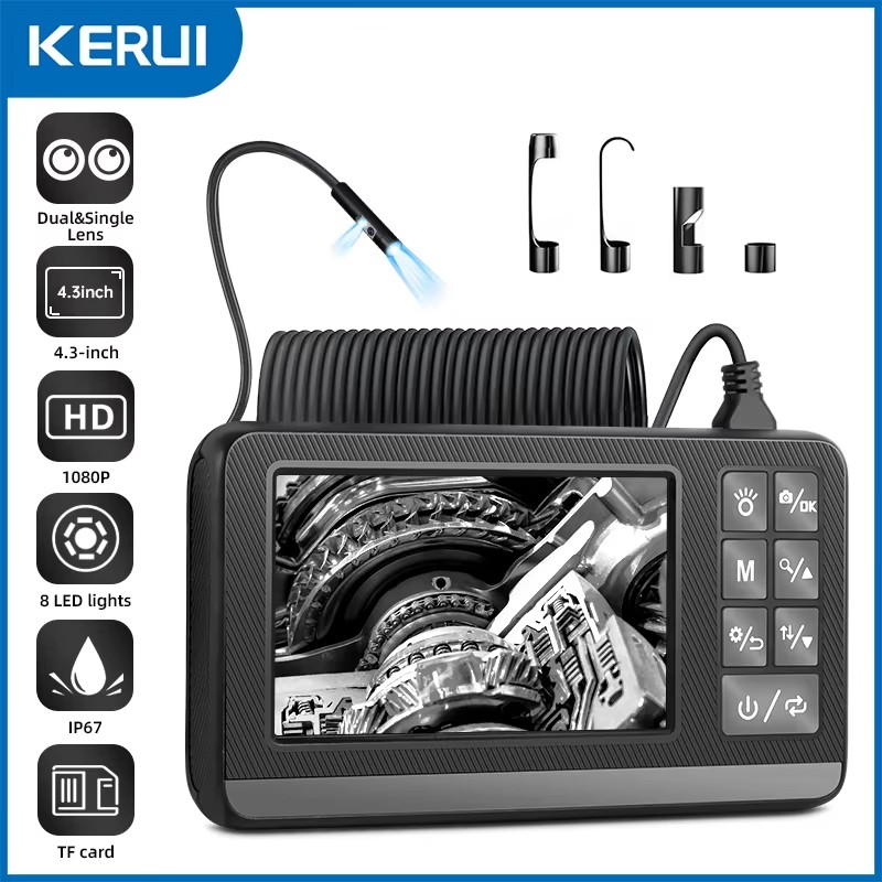 KERUI Dual Lens Industrial End - مراجعة Photography Lighting Diagram وسعره