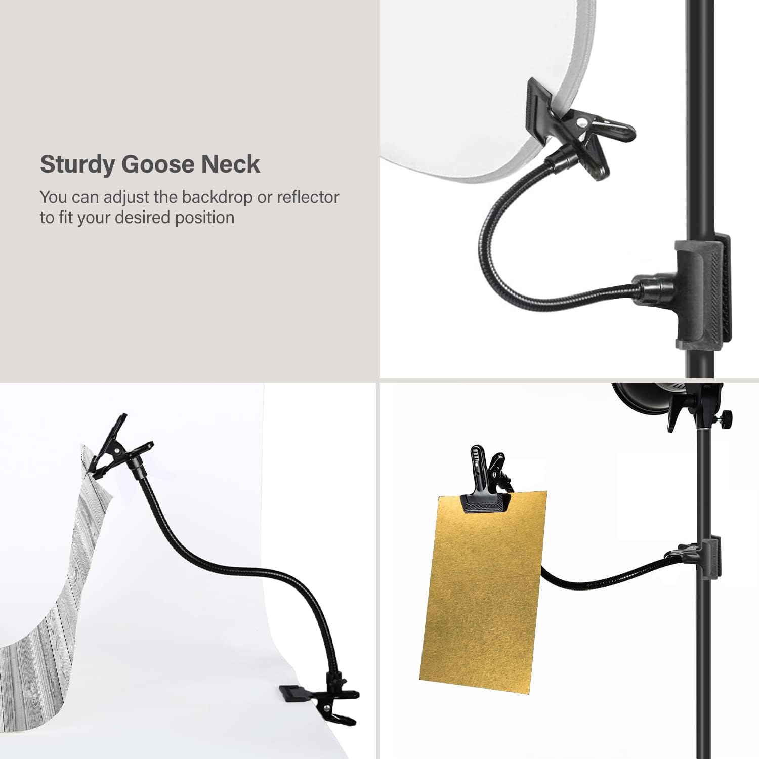 Background Holder Clamp W/ Fle - مراجعة Reflector Arm Clamp وسعره