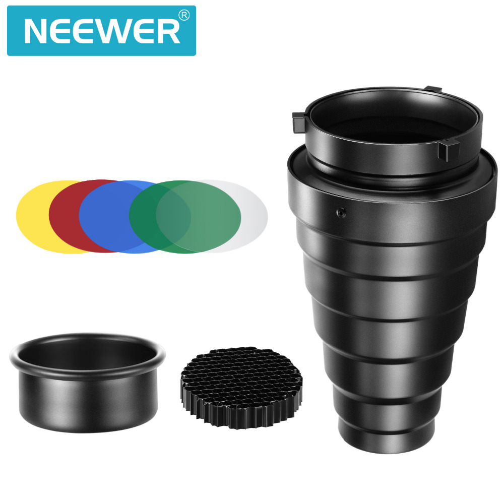 Neewer Medium Aluminium Alloy  - مراجعة Honeycomb Grid Filter وسعره