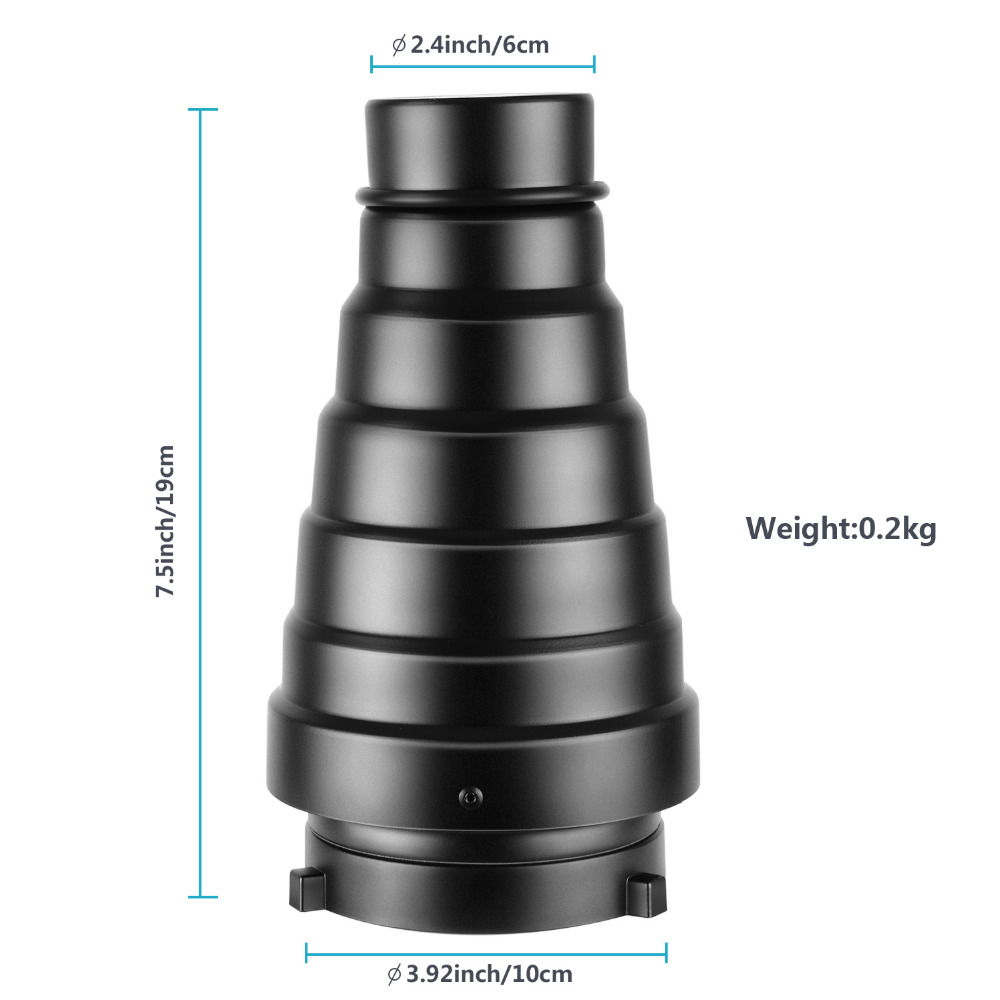 Neewer Medium Aluminium Alloy  - مراجعة Honeycomb Grid Filter وسعره