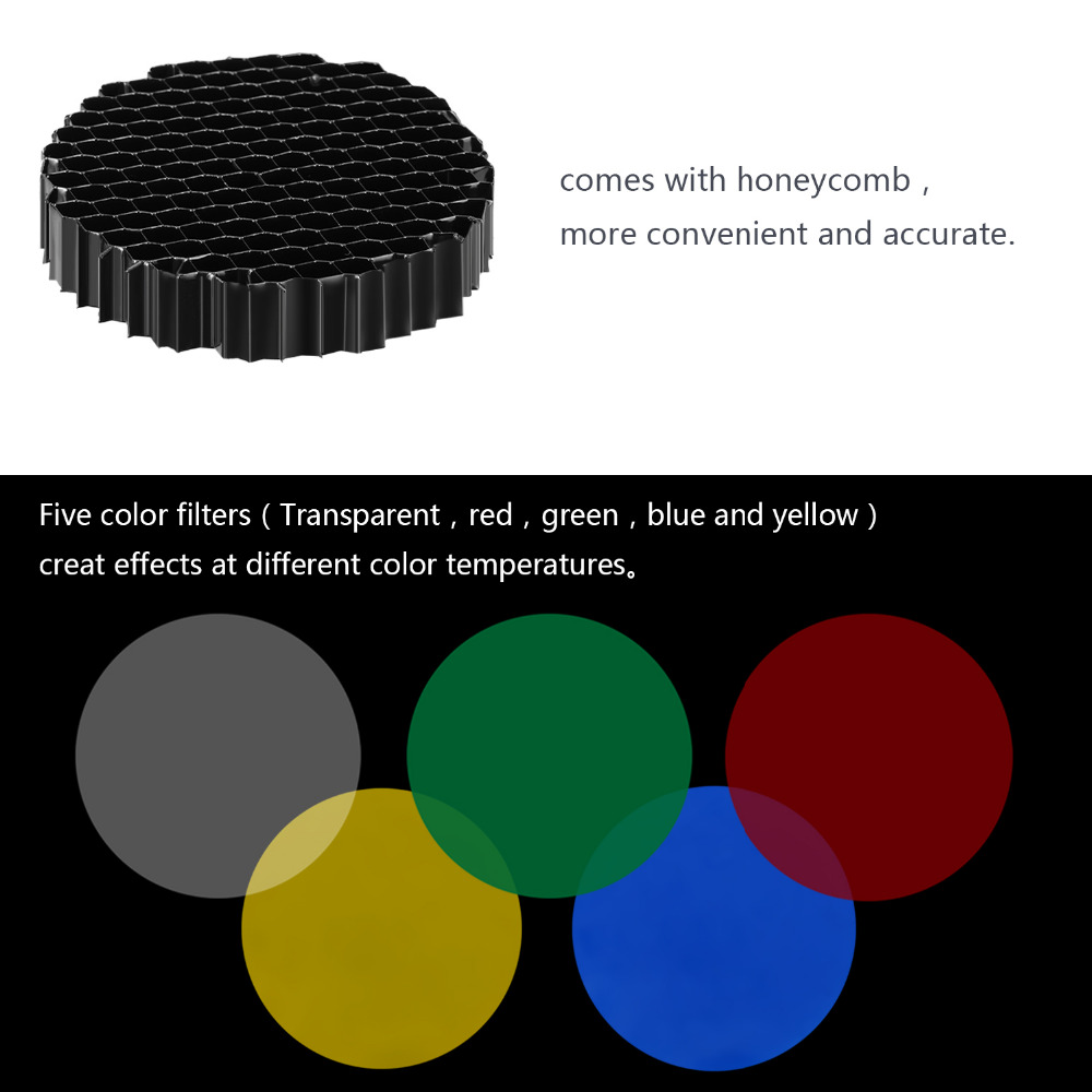 Neewer Medium Aluminium Alloy  - مراجعة Honeycomb Grid Filter وسعره