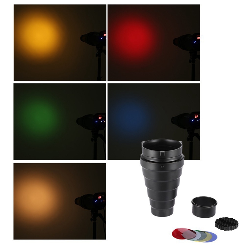 Conical Snoot with Honeycomb G - مراجعة Honeycomb Grid Filter وسعره