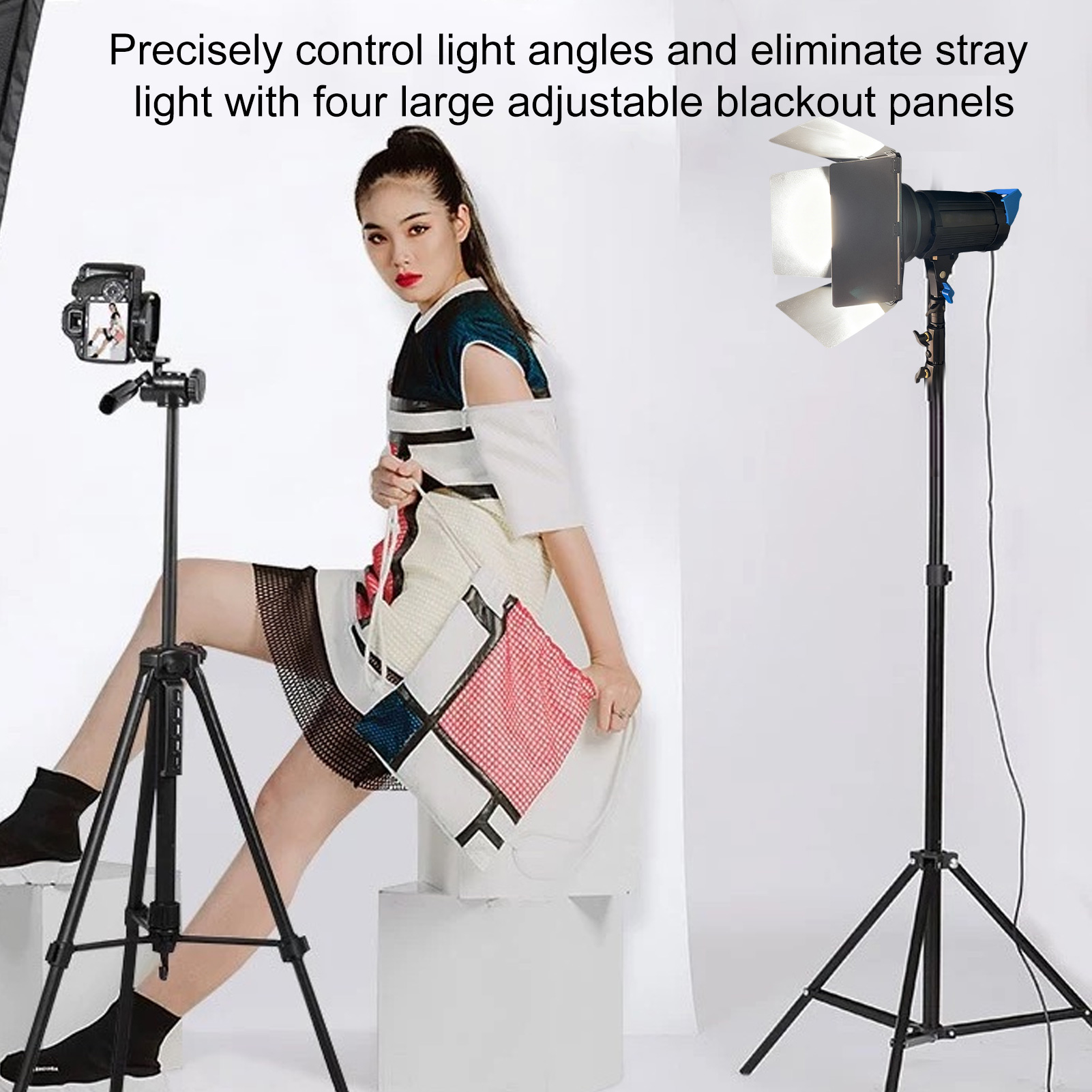 Photography Barn Door Lighting - مراجعة Honeycomb Grid Filter وسعره
