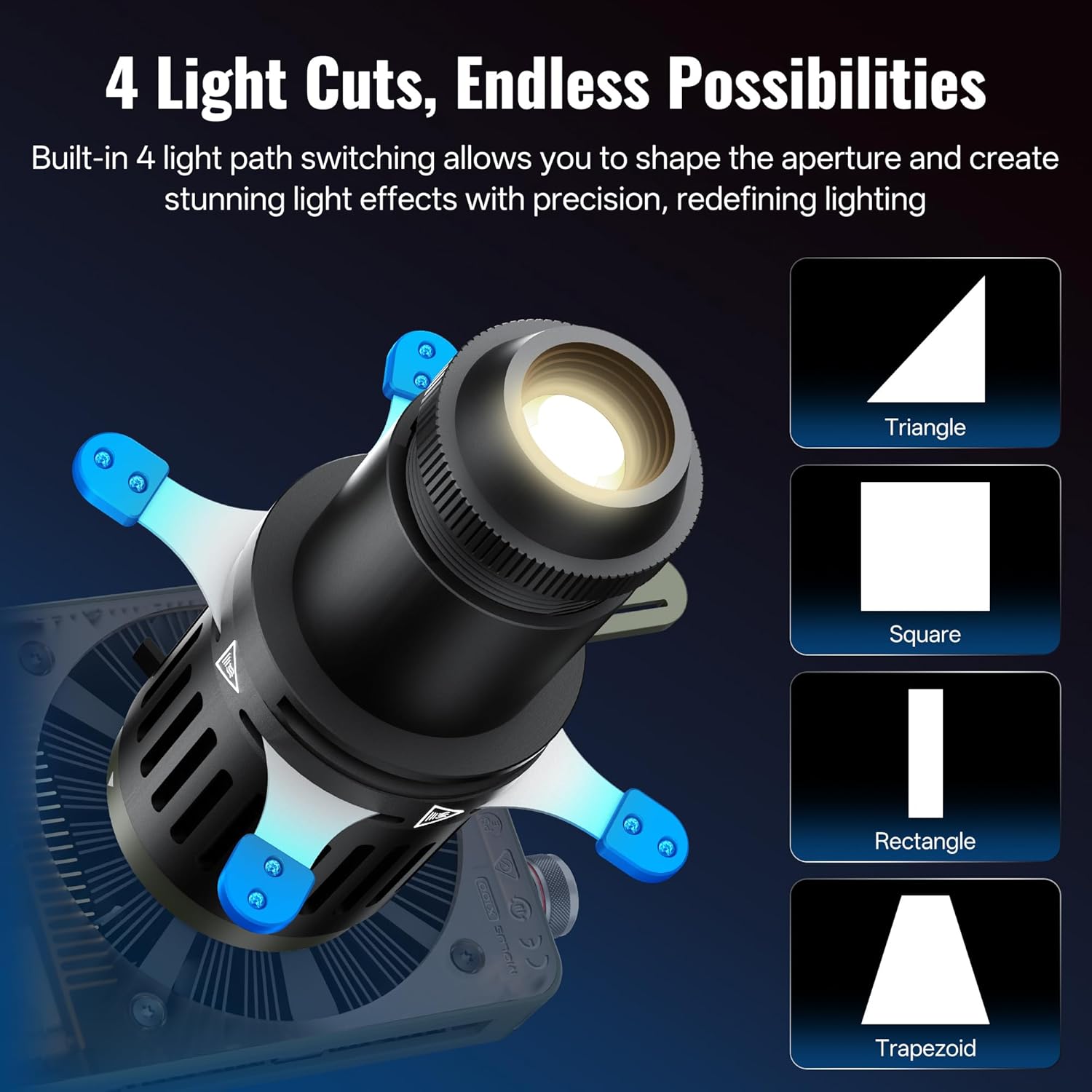ZHIYUN Mini Spotlight Bowens M - مراجعة Snoot Flash Modifier وسعره