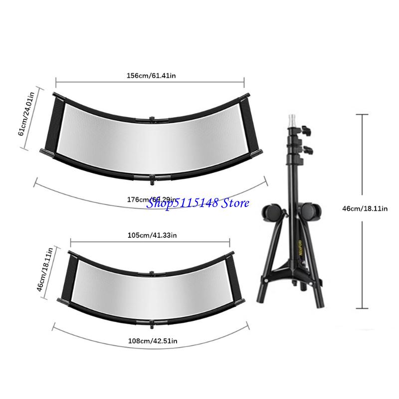 F3MA Compactly Curved Photogra - مراجعة Photography Lighting Tools وسعره