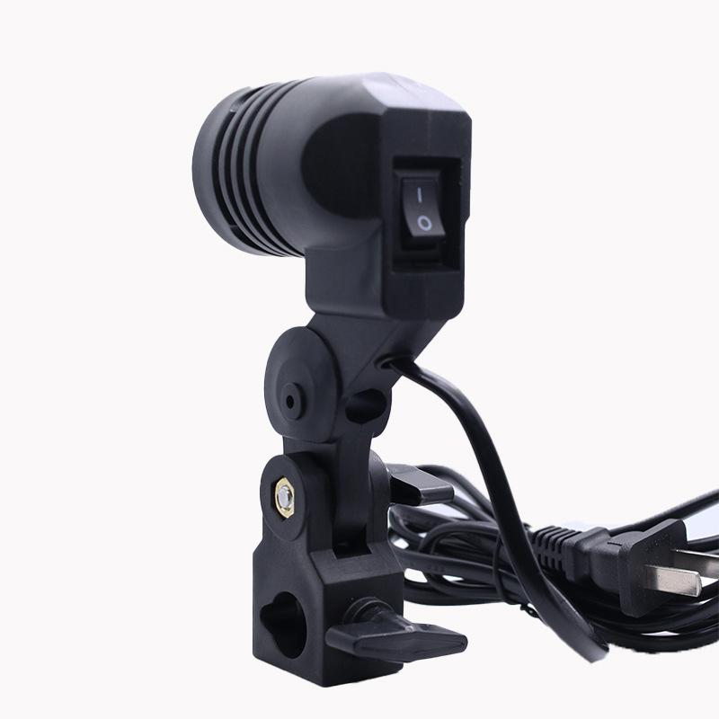 Black 1.8M Cable Cord E27 Sock - مراجعة Photography Lighting Tools وسعره