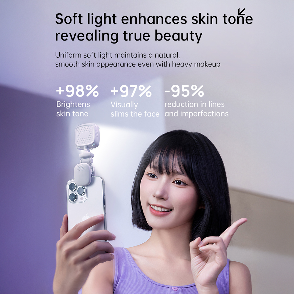 Portable LED Selfie Light Came - مراجعة Photography Lighting Diagram وسعره