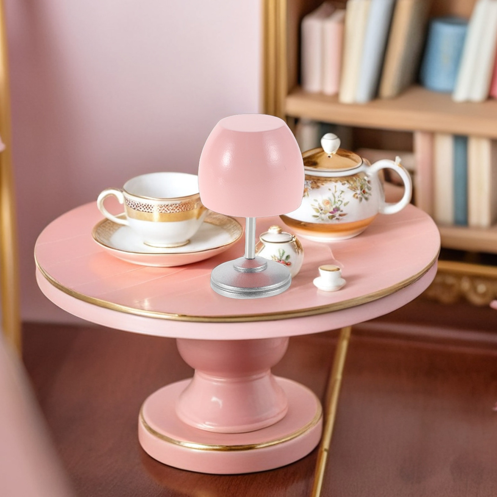 Tiny Cream Dollhouse Table Lam - مراجعة Photography Lighting Simulation وسعره