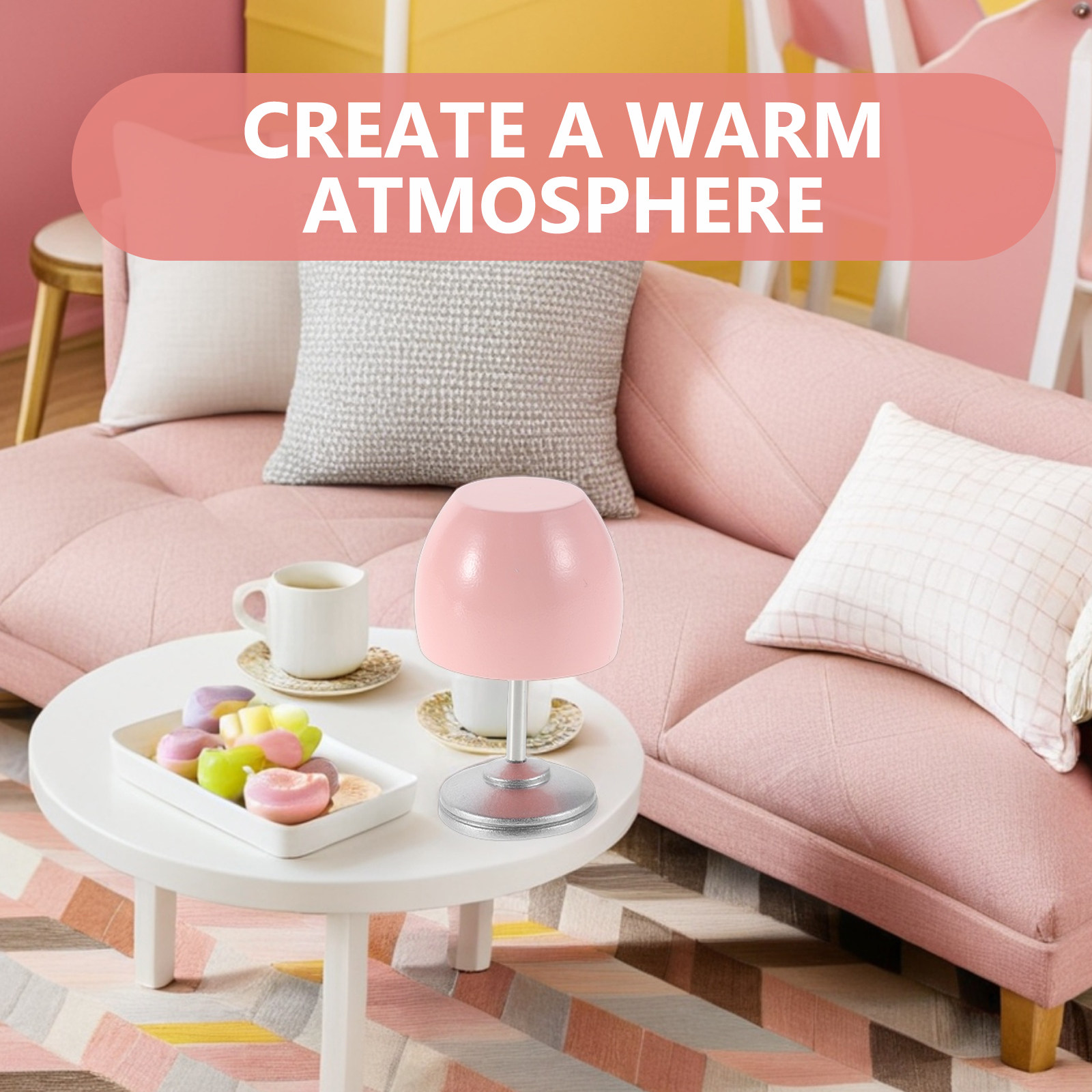 Tiny Cream Dollhouse Table Lam - مراجعة Photography Lighting Simulation وسعره