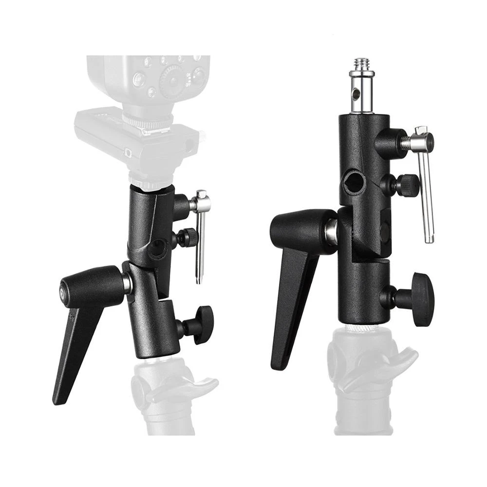 Flash Bracket Hot Shoe Umbrell - مراجعة Photography Lighting Tools وسعره