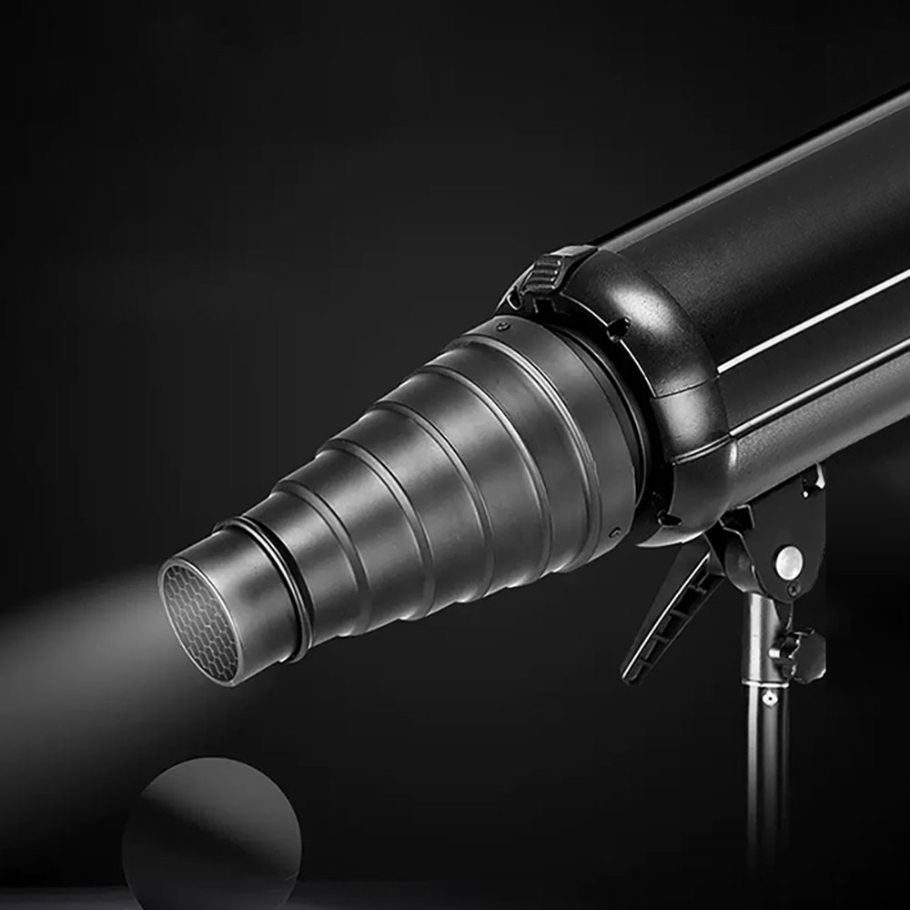 GODOX Bowens Mount Snoot with  - مراجعة Snoot Flash Modifier وسعره
