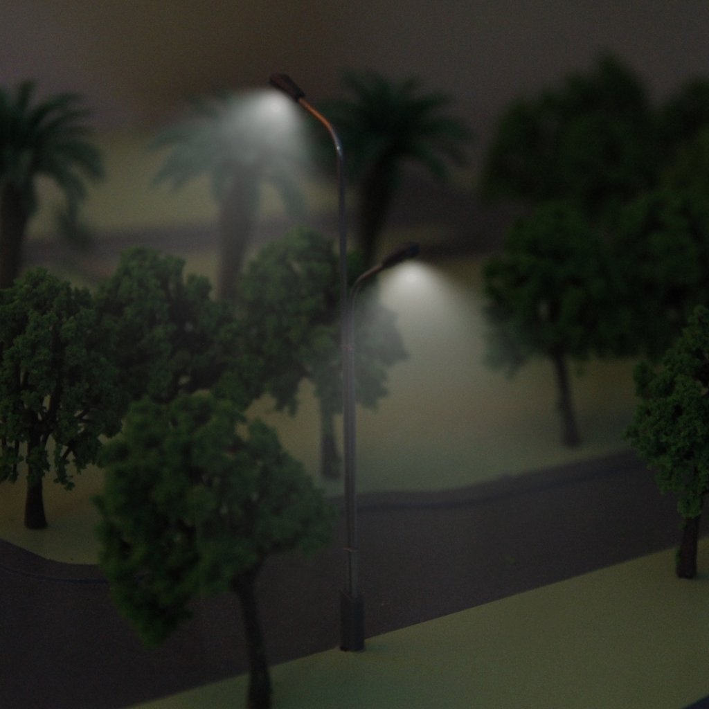 10Pcs Scaled 1:150 Street Ligh - مراجعة Photography Lighting Simulation وسعره