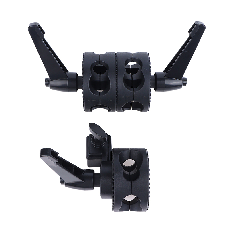 1Pc ABS Swivel Single/Double H - مراجعة Reflector Arm Clamp وسعره
