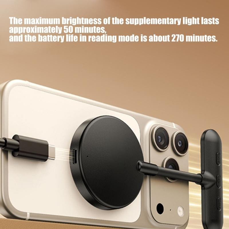 Portable ABS LED Phone Lamp Bo - مراجعة Lighting In Photography Book وسعره