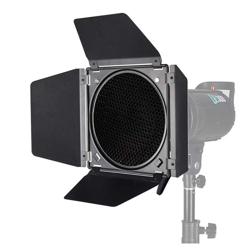 BD-04 Barn Door Barndoor Stand - مراجعة Honeycomb Grid Filter وسعره