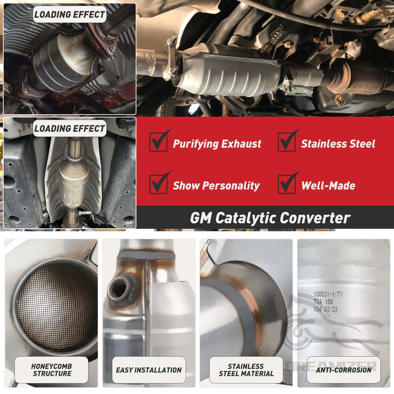 Three-Way Catalytic Converter  - مراجعة Honeycomb Grid Filter وسعره