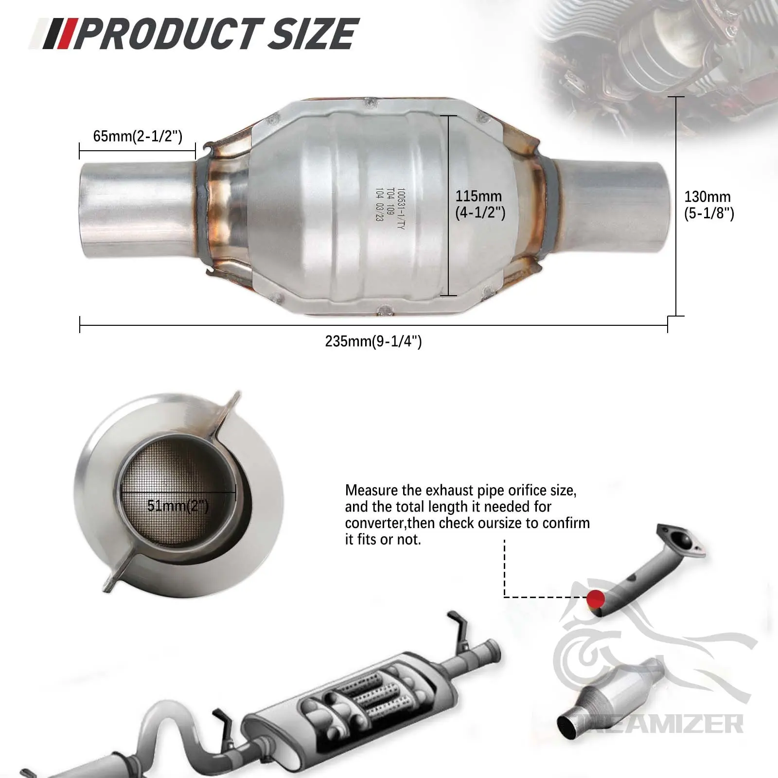 Three-Way Catalytic Converter  - مراجعة Honeycomb Grid Filter وسعره