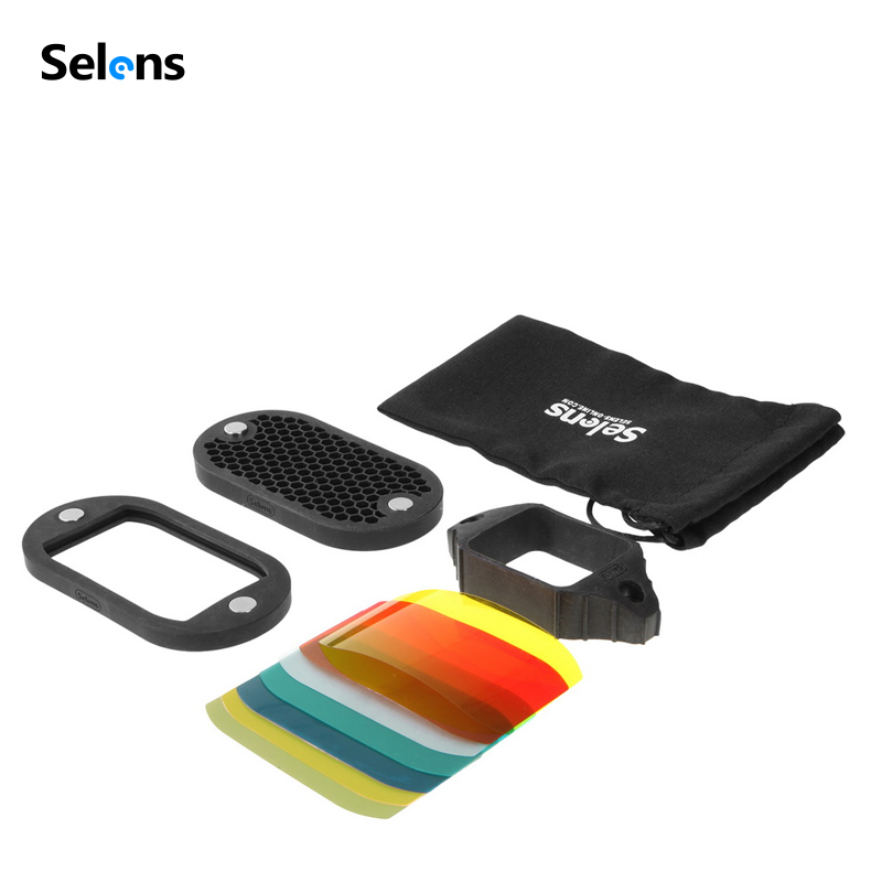 Selens Flash Speedlight Honeyc - مراجعة Honeycomb Grid Filter وسعره