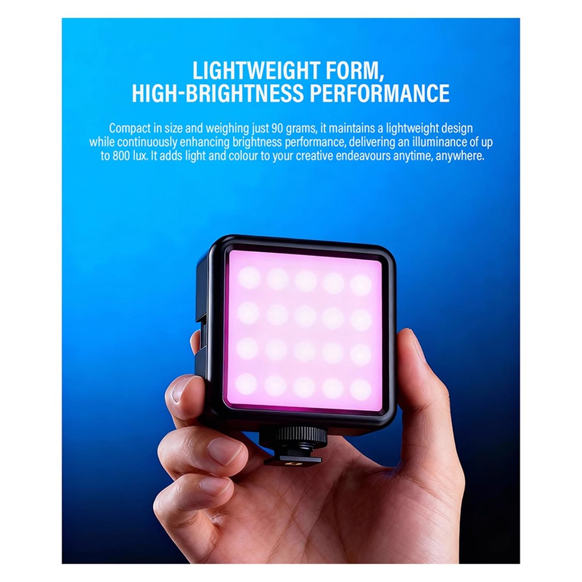fine Mini LED Fill Light RGB F - مراجعة Photography Lighting Tools وسعره