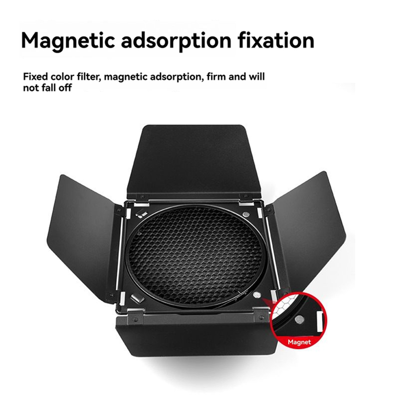 AA60-Barn Door Reflector Honey - مراجعة Honeycomb Grid Filter وسعره