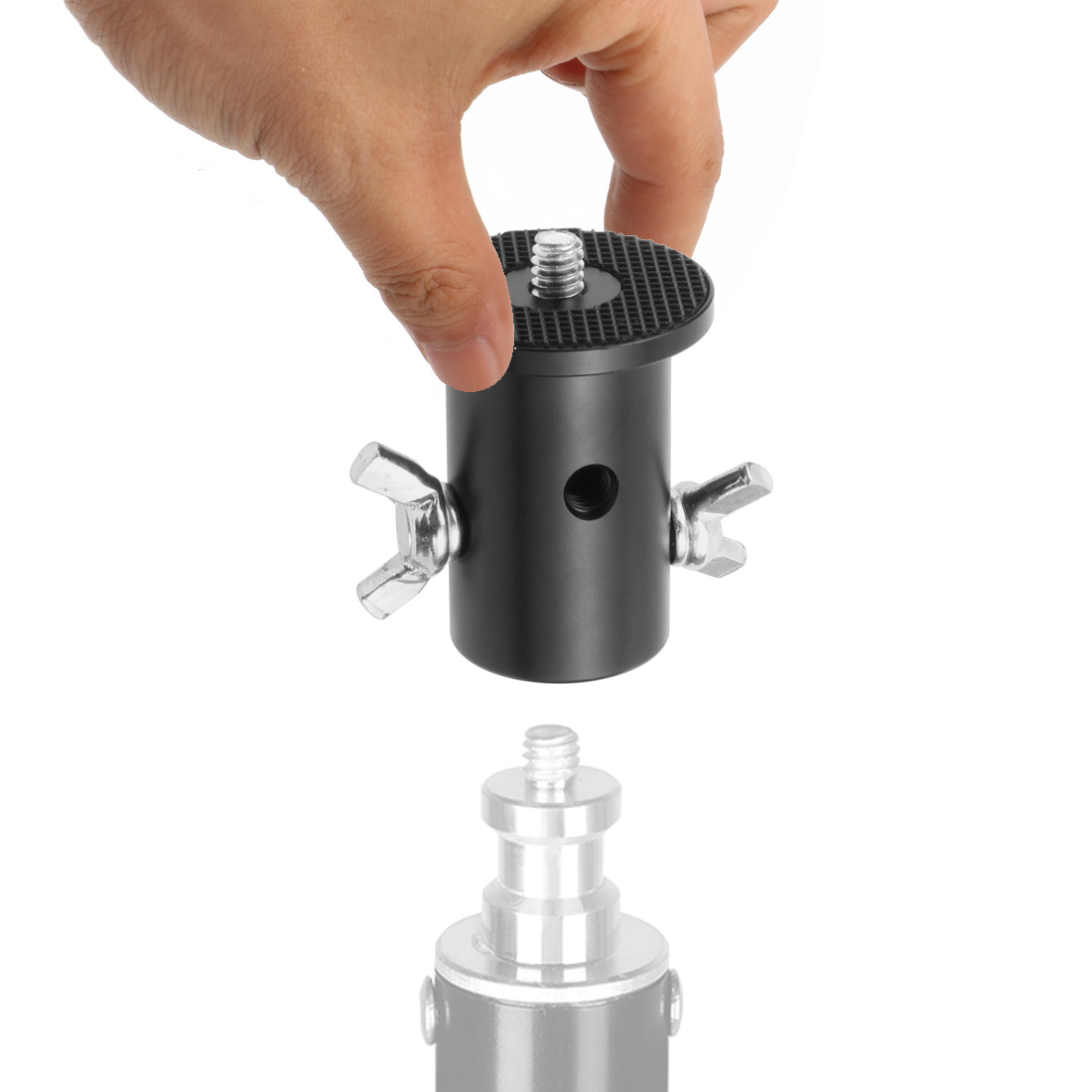 Tripod Light Stand Adapter 1/4 - مراجعة Photography Lighting With Flash وسعره