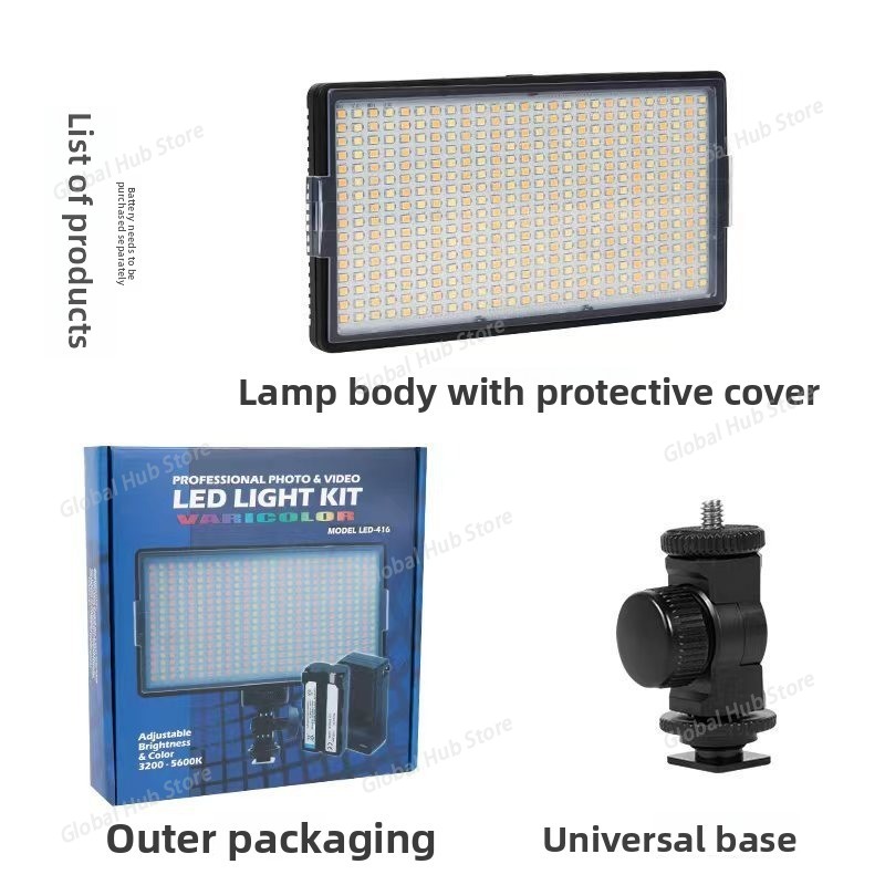 416 32W High-brightness Flat-p - مراجعة Photography Lighting Tools وسعره