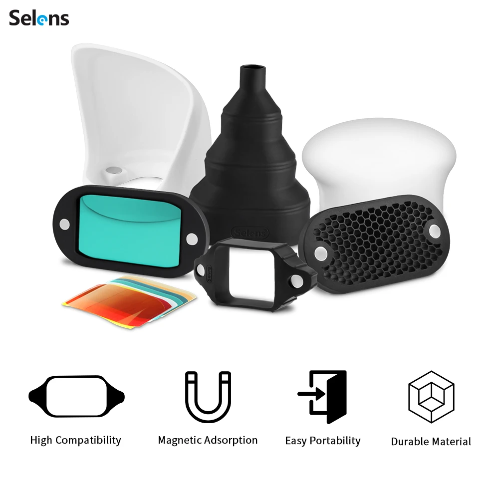Selens Top Flash Magnetic Acce - مراجعة Snoot Flash Modifier وسعره