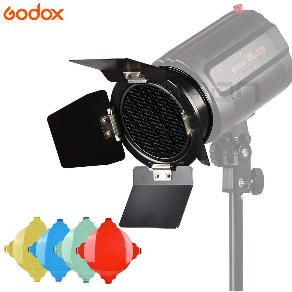 Godox BD-03 Barn Door With Hon - مراجعة Honeycomb Grid Filter وسعره