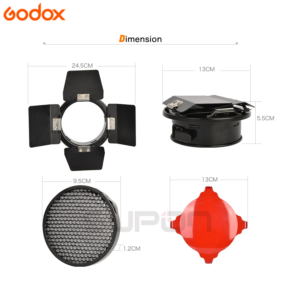 Godox BD-03 Barn Door With Hon - مراجعة Honeycomb Grid Filter وسعره