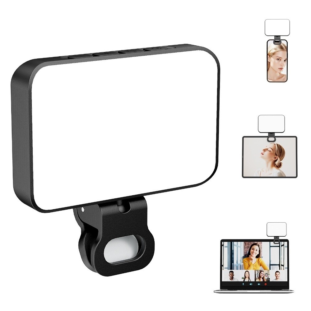 800/1000mAh LED Selfie Light U - مراجعة Photography Lighting With Flash وسعره