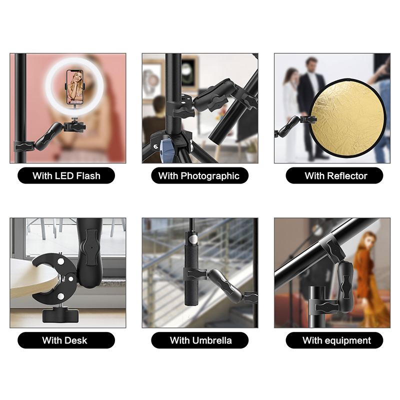 Double Super Clamp Camera Moun - مراجعة Reflector Arm Clamp وسعره