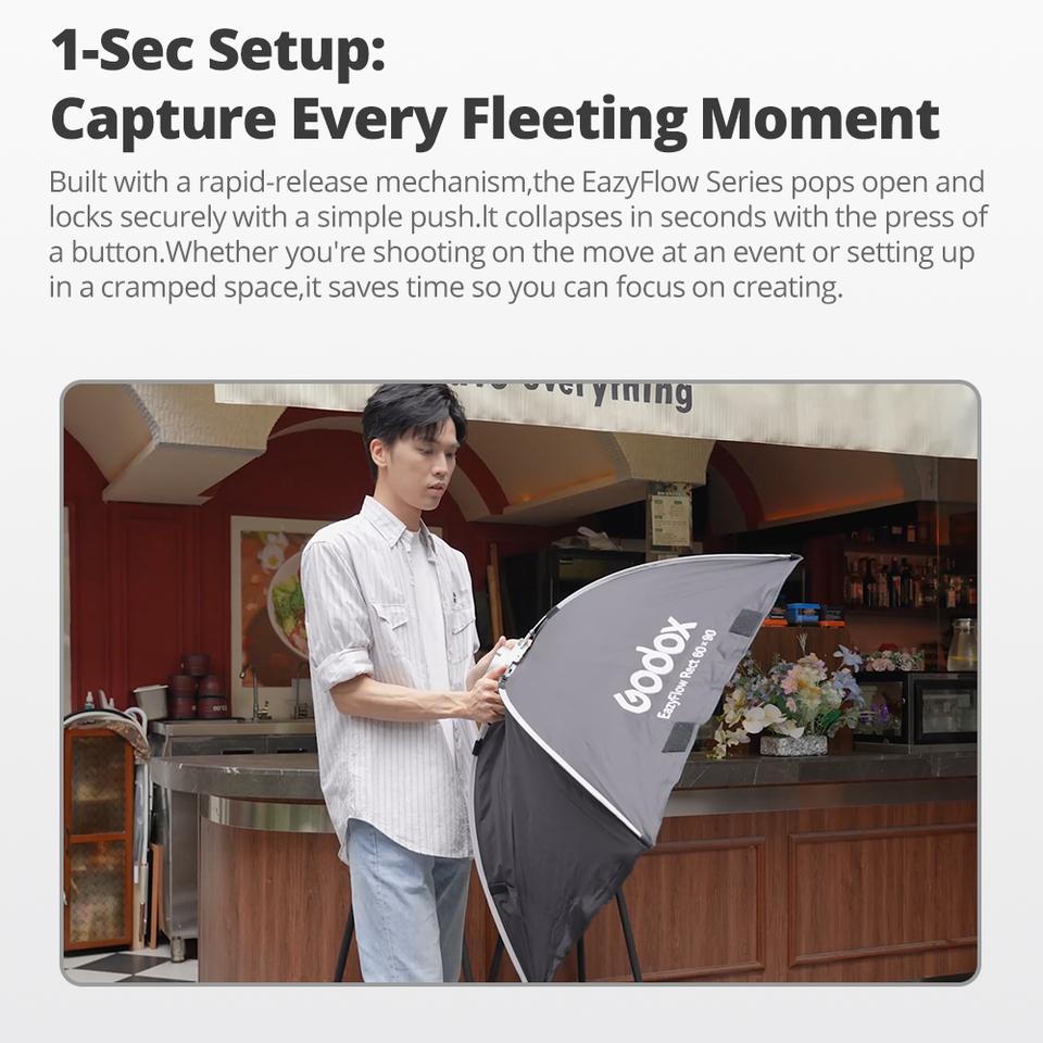 Godox EazyFlow series Foldable - مراجعة Photography Lighting With Flash وسعره