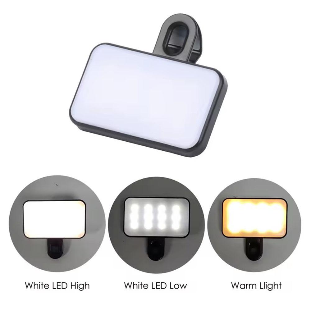 Mini LED Selfie Light 3 Color  - مراجعة Photography Lighting With Flash وسعره