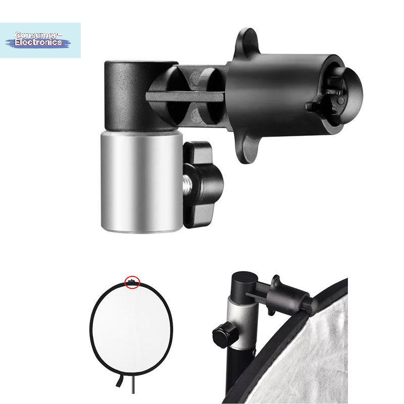 【1PC Photo Video Photography S - مراجعة Reflector Arm Clamp وسعره